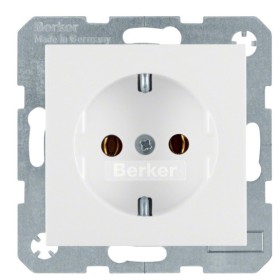 Розетка полярная белизна, 16А/250В Berker S.1