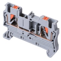 Наборная клеммная колодка E.Next e.tc.din.spring.2,5 на DIN-рейке (s070002)