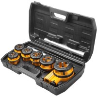 Набір різьбонарізного інструменту Tolsen (33011) для різання різьбою 1/4"-1.1/4" «Профі»