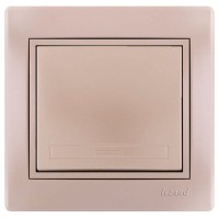 Выключатель жемчужно-белый Mira, Lezard