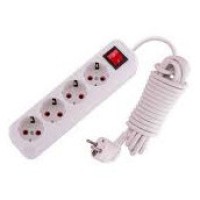 Удлинитель Sokol на 4 места с заземлением и выключателем 3м (7.5.1.165699)