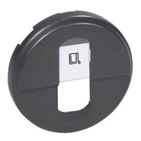 Панель розетки RJ45 Legrand Celiane графит