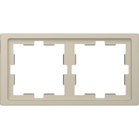 Двомісна рамка Schneider Electric D-Life MTN4020-6533 сахара