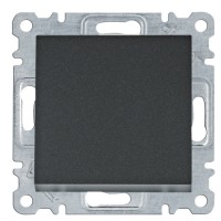 Вимикач Hager WL0113 Lumina 10АХ/230В (чорний)