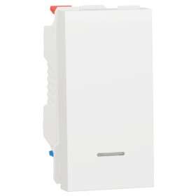 Одноклавішний вимикач Schneider Electric NU310618N з підсвічуванням (схема 1) 10А 1М (білий)