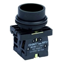 Пластиковая кнопка Chint NP2-EA21 1NO черная IP40 (574084)