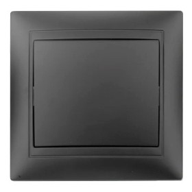 Однокнопковий вимикач Elcor Emily 9215 (211632) чорний