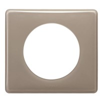 Однопостова рамка Legrand Celiane (066611) кавовий глянець