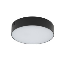 Потолочный светильник Nowodvorski 10407 Lid Round LED 1x25W 3000K 1600Lm IP20 черный