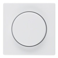 Накладка для поворотного светорегулятора полярная белизна Berker Q.х