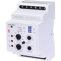 Реле контроля фаз ETI 002471430 HRN-43N 400V AC (3F 2x16A AC1) с нейтралью