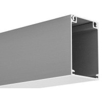 LED-профиль подвесной KLUS BOX черный, 1 метр