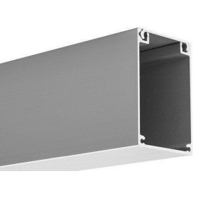 LED-профіль підвісний KLUS BOX чорний, 1 метр
