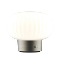 Настільна лампа з акумулятором Goldlux 329844 Latte Led 1x1.8W 2700K 150Lm IP20 Срібна