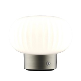 Настольная лампа с аккумулятором Goldlux 329844 Latte Led 1x1.8W 2700K 150Lm IP20 Серебряная