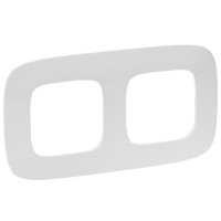 Рамка двомісна Legrand Valena Allure перли