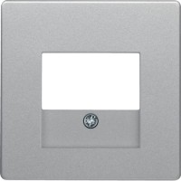 Накладка для розеток, громкоговорителей, USB-розеток Berker Q.х (алюминий)