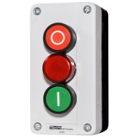 Трехместный пост управления Аско-Укрем XAL-B373 «Старт1-Стоп-Сигнал» (A0140020009)