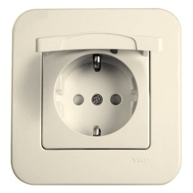 Розетка кремова VIKO Rollina