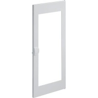 Белые двери Hager VZ133N для 3-рядного щита Volta с прозрачным окном