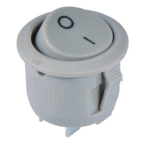 Переключатель TNSy KCD1-5-101 Grey/Grey круглый серый (TNSy5500715)