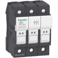 Держатель предохранителей Schneider Electric TeSys DF83 3P 25A 8,5х31,5 M