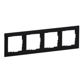Рамка 4-постовая Legrand SUNO (чорный) 721524