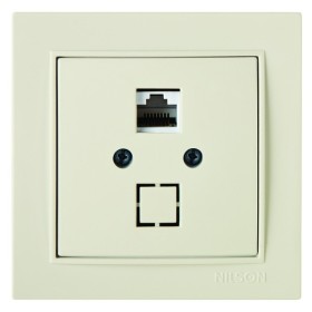 Розетка Nilson Thor кремова комп'ютерна CAT5e RJ45 ( 27121044 )
