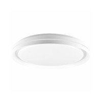 Світильник стельовий, люстра із пультом світлодіодна Goldlux 328793 Eliza Led 1x48W 3000K-6000K 5200Lm IP44 Білий