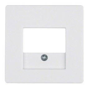 Накладка для громкоговорителей, USB-розеток, полярная белизна Berker Q.х