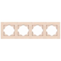 Рамка ELBI VEGA Colorline латте 4-на ( 510-014110-227 )