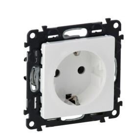 Механизм розетки с з/к Legrand Valena Life белый