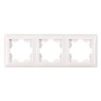 Рамка 3-місна TNSy Latina біла (TNSy5000056)