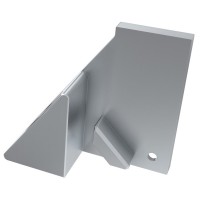 Заглушка Lumines для типу I10 без отвору ліва срібло