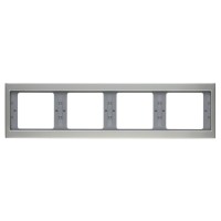 Рамка 4-місна, горизонтальна, нержавіюча сталь Berker K.1