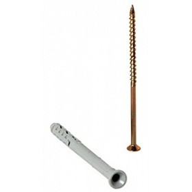 Дюбель E.Next e.metiz.dowel.92.U1.06.40.b з ударним шурупом М6х40 буртик 100шт (m0080017)