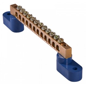 Нульова шина Аско-Укрем ВС-1А 12 на ізоляторі (A0150120040)