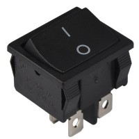 Перемикач TNSy KCD1-6-201 B/B чорний (TNSy5500726)