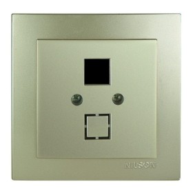 Розетка Nilson Touran золото комп'ютерна без модуля ( 24151042 )