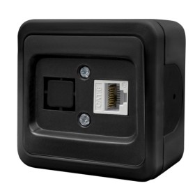 Накладна комп'ютерна розетка NE-AD MULTIMA 92-53-23-D1 CAT6 чорна