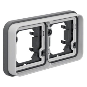 Горизонтальна рамка подвійна, сіра, W.1