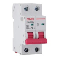 Модульный автоматический выключатель CNC YCB9-80DM 2Р 4А 6кА С 500В DC (Б00035404)