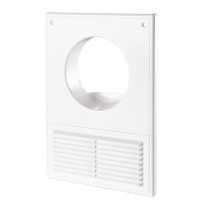 Решетка Vents МВ 125 Кс АБС белая