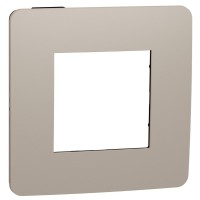 Однопостова рамка Schneider Electric NU280228 (пісочний/антрацит)
