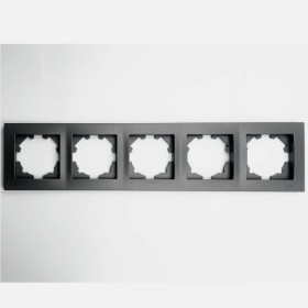 Рамка EL-BI VEGA антрацит матовый 5-я ( 510-016700-250 )