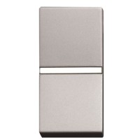 Вимикач ABB Zenit 2CLA210100N1301 N2101 PL 1М (срібло)