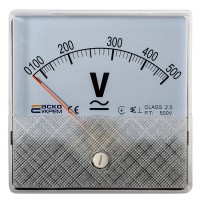 Вольтметр Аско-Укрем 500В АС 80х80мм (А-80) (A0190010058)