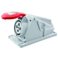 Стаціонарний роз`єм 90° GEWISS IP44 3P+E 16A 400В (GW62481)