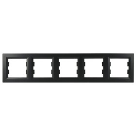 Рамка на 5 мест антрацит Asfora, EPH5800571