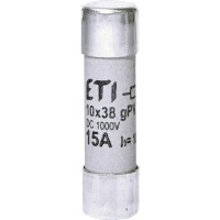 Запобіжник ETI 002625112 CH 10x38 gPV 15A 1000V (10kA) UL